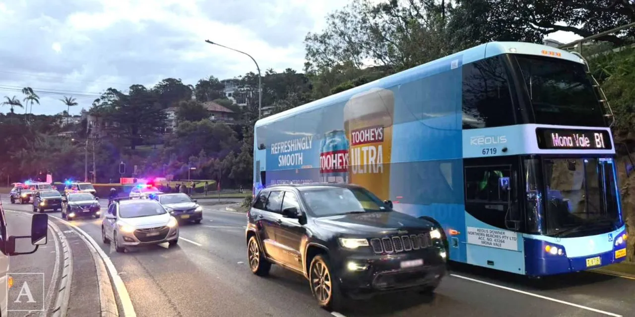 Spit Bridge Accident , Girl Falls From Moving Bus Incident: Teenage Passenger Injured After Door Failure on B-Line Route in Seaforth, Australia